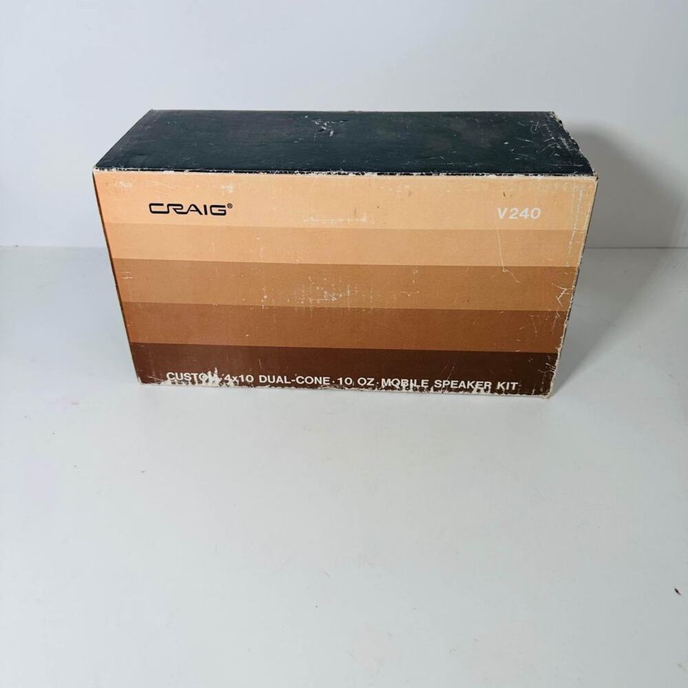 Vintage Craig Model V240 4X10 Speakers